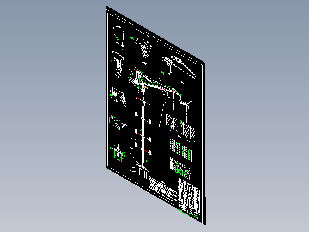 FZQ2000-20-Ⅱ自升式塔式起重机