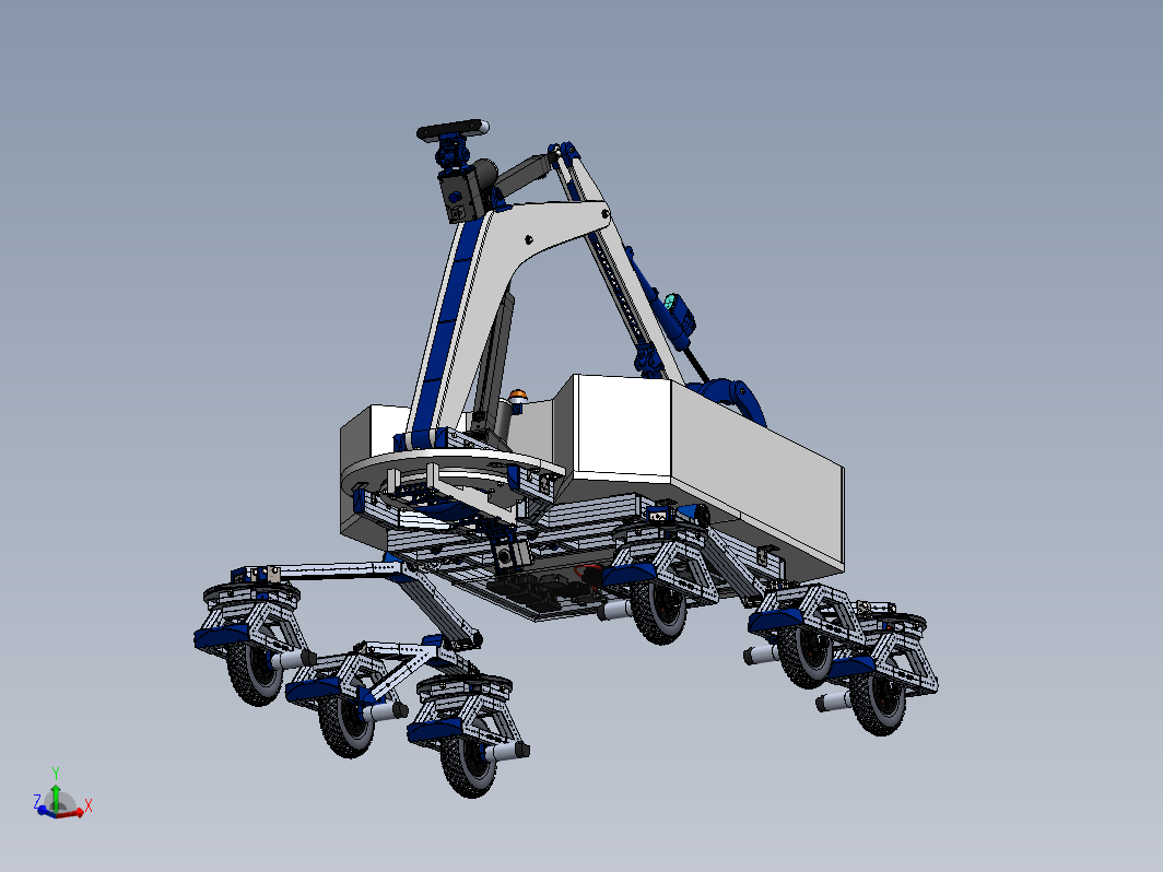 火星挖掘车Curivator三维建模图纸 solidworks设计