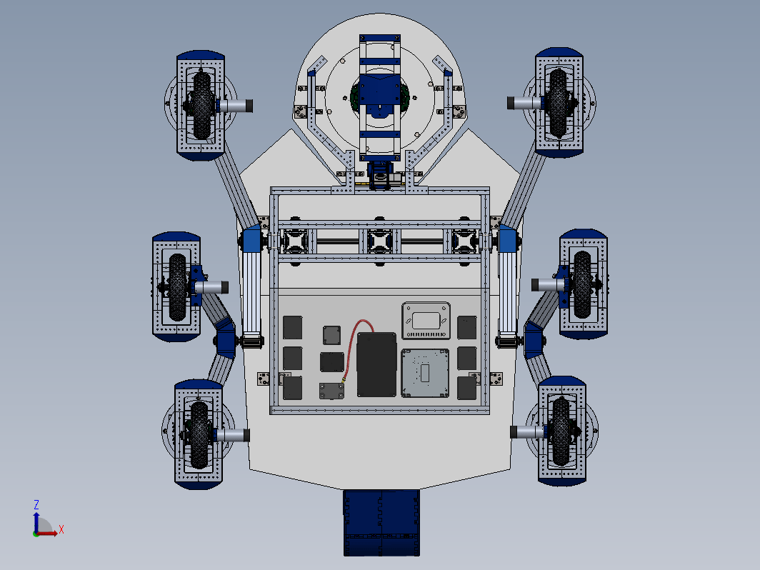 火星挖掘车Curivator三维建模图纸 solidworks设计