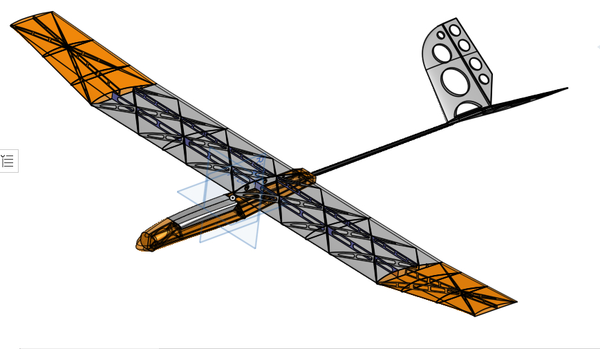 HLG遥控飞机航模结构