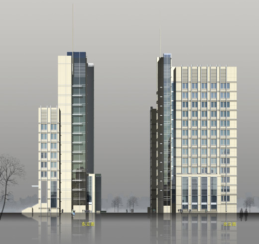 兰州市人大办公楼CAD建筑设计图纸缩略图