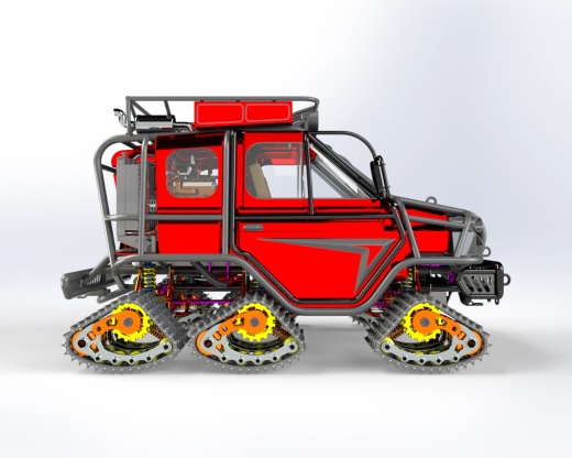 Offroad 6x6 tracked履带车缩略图