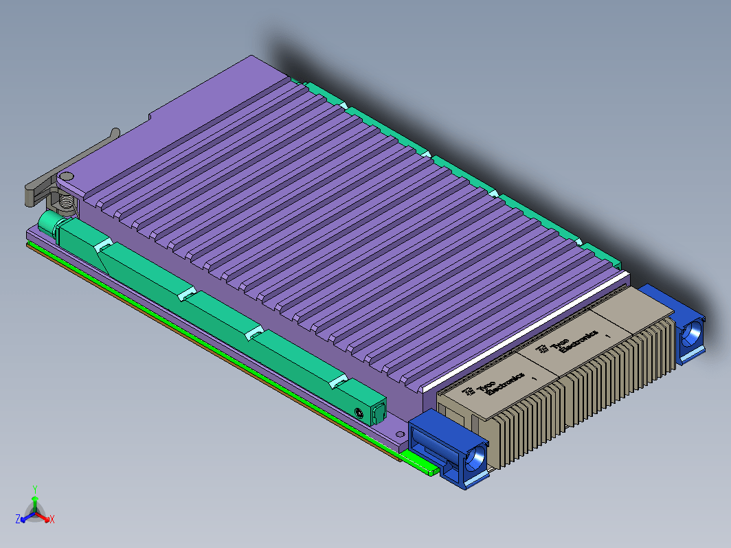 3U VPX 板卡前插板结构