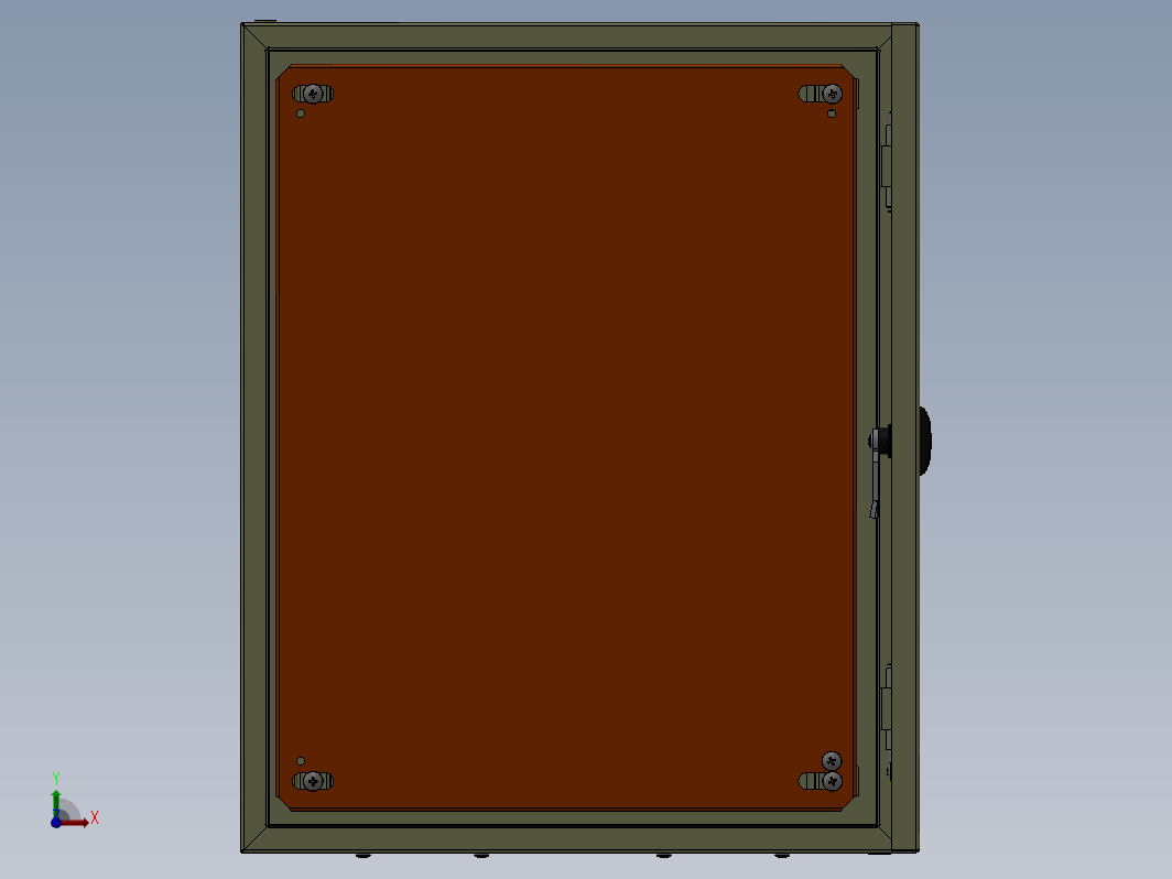 LEGRAND IP55 IK10配件柜模型3D图纸 Solidworks设计 附step igs