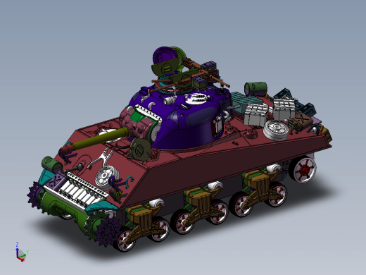 M4A3谢尔曼坦克缩略图
