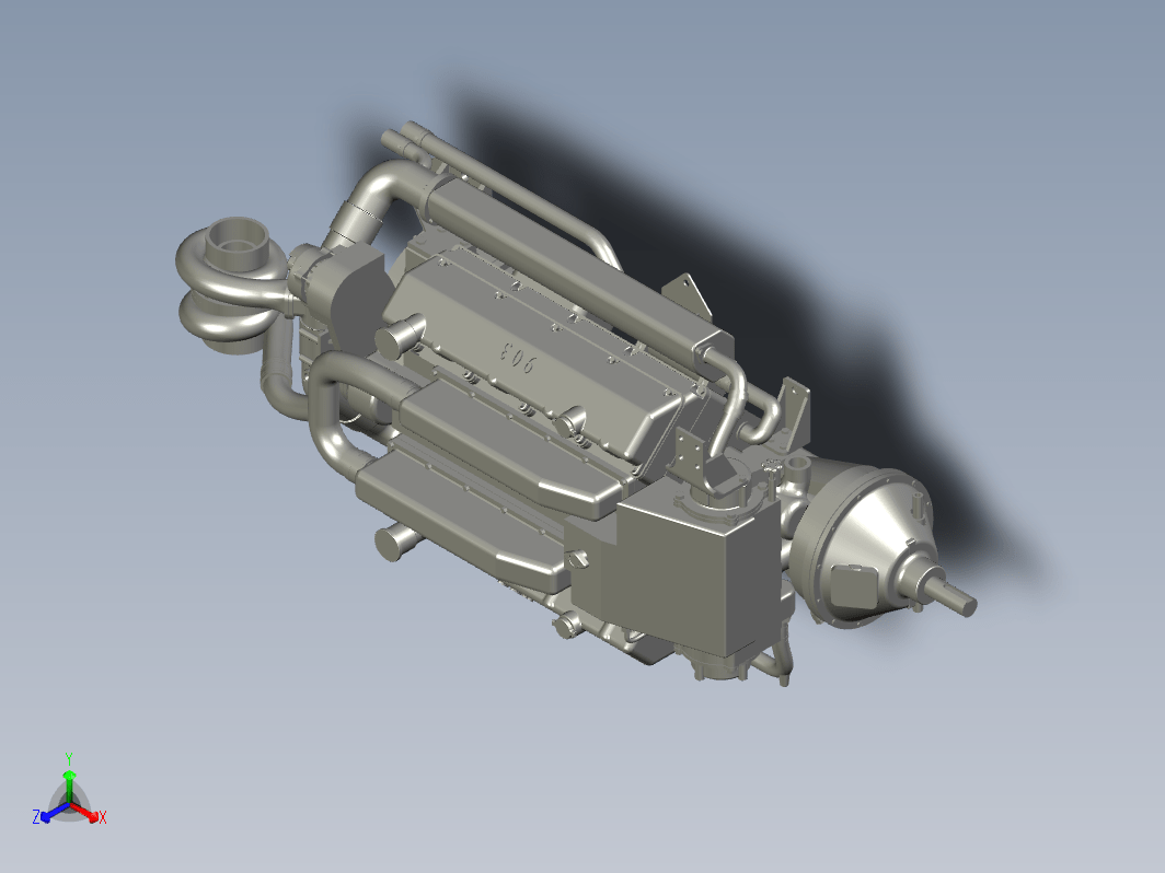 柴油发动机 cummins-vt-903-m-engine STP