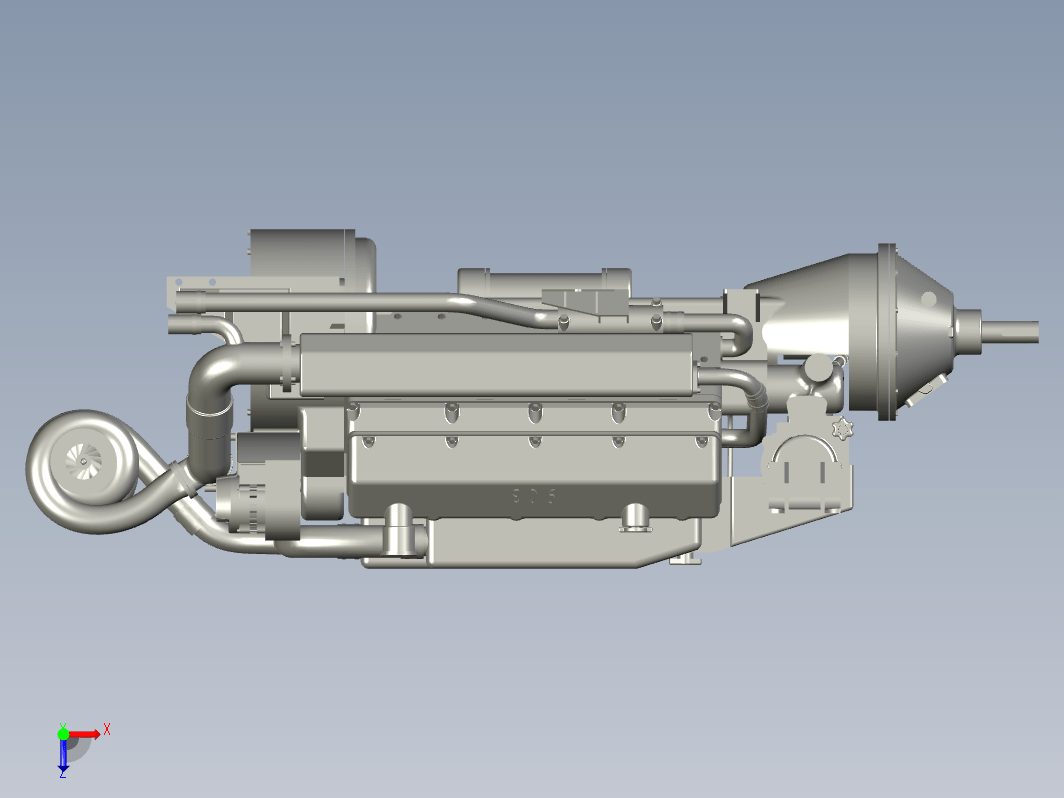 柴油发动机 cummins-vt-903-m-engine STP