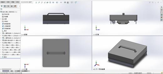 擦玻璃机器人模型三维SW2016带参缩略图