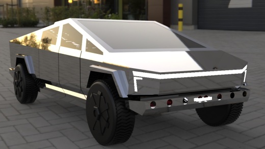 特斯拉Cybertruck车辆设计缩略图
