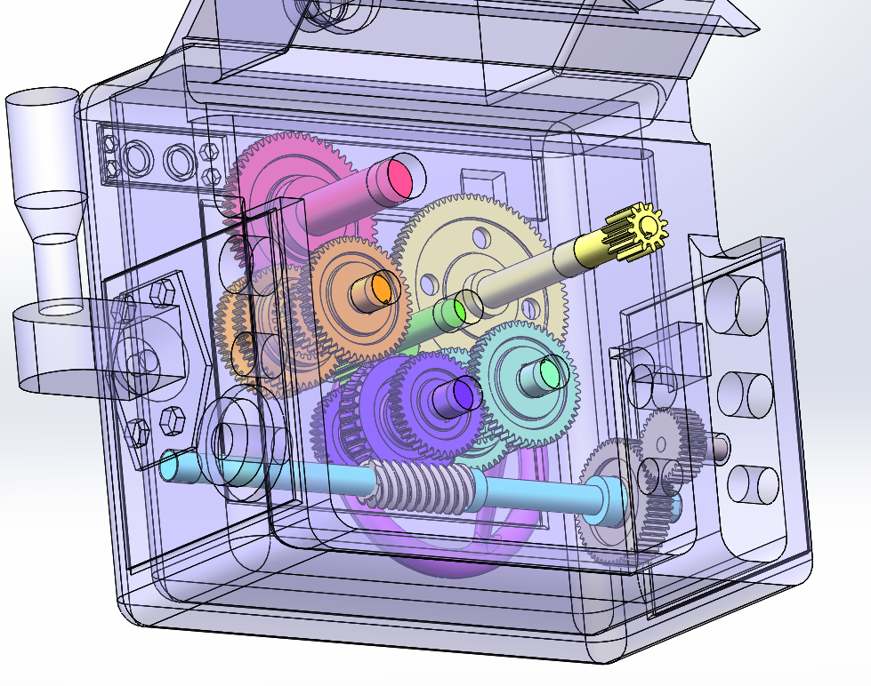 一种车床的3D模型