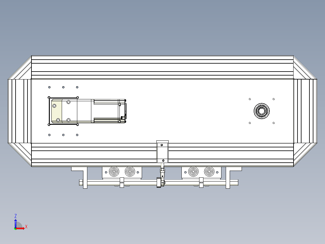 环形导轨输送机构