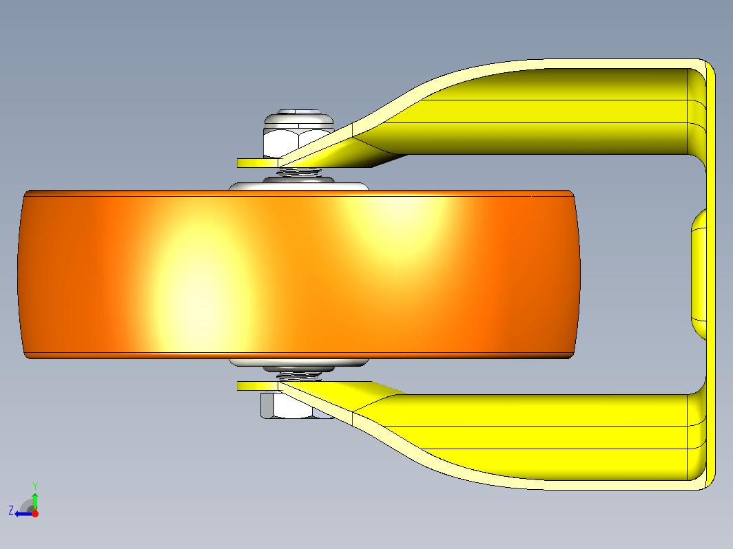 脚轮 模型2