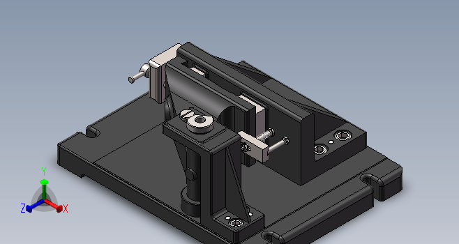 CA6140车床尾座体钻φ17孔夹具图纸三维SW2014带参+CAD