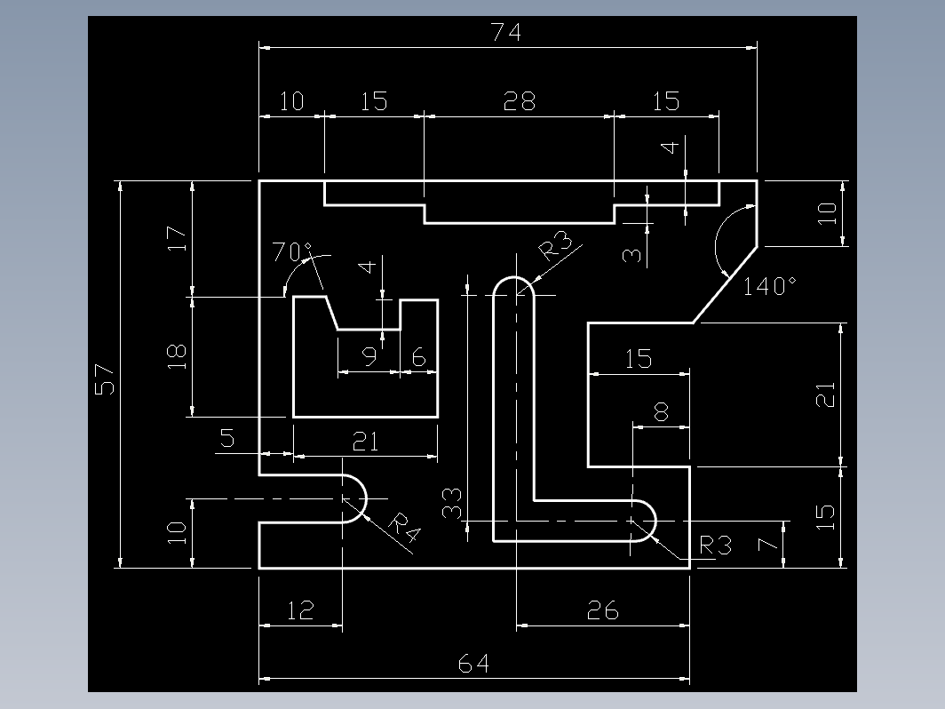 CAD机械零件图-机械制图31