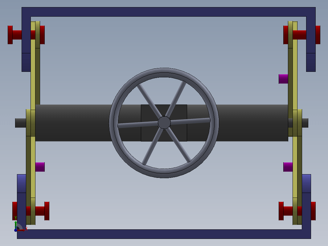 SOLIDWORKS 中的剪刀式螺钉升降机构