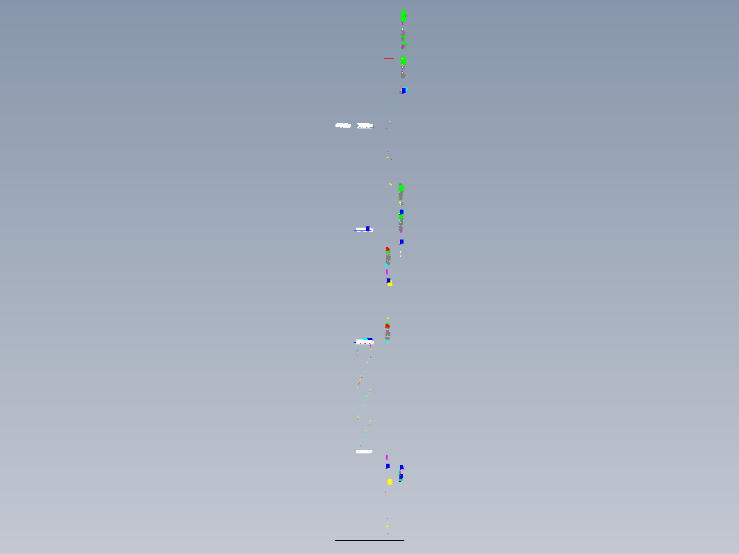 新工程框架结构CAD