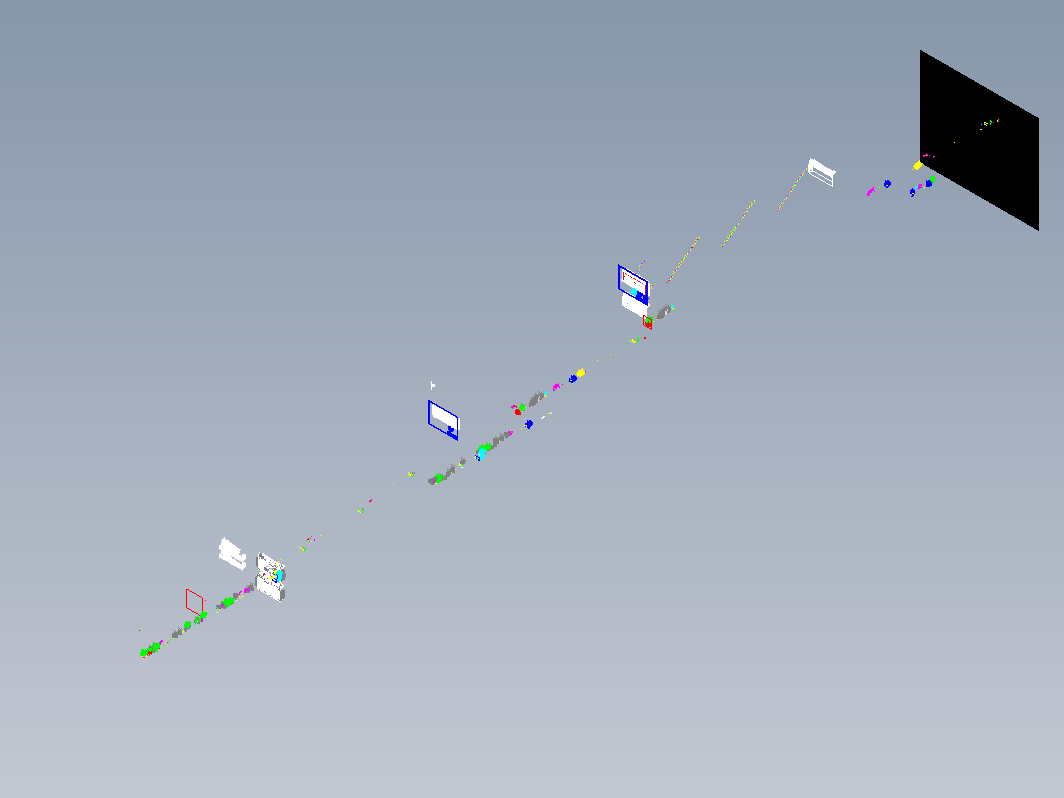 新工程框架结构CAD