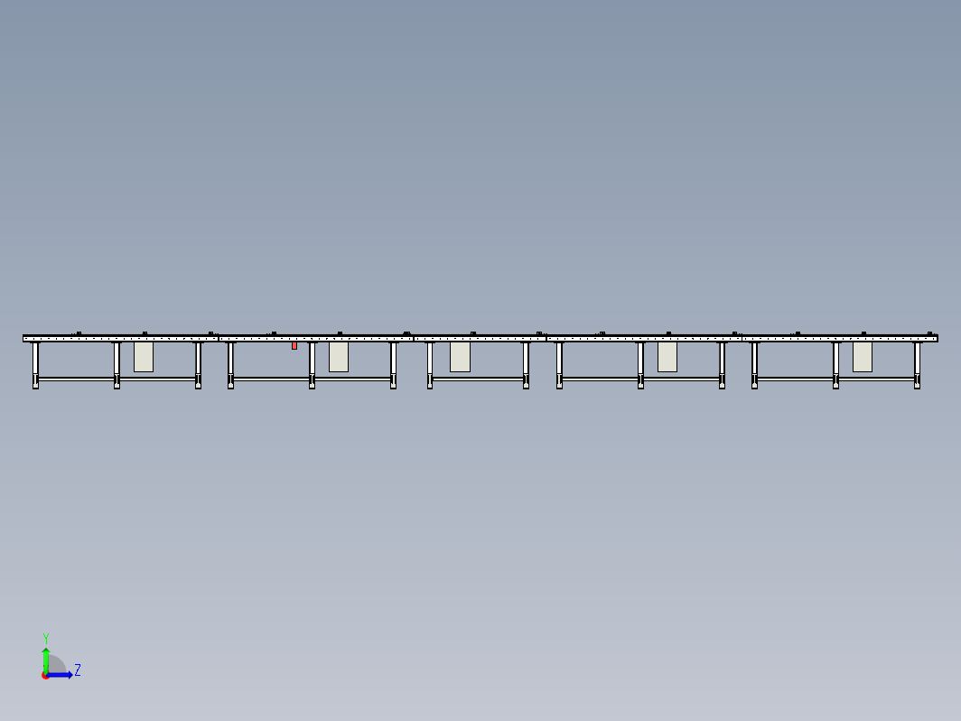 长距离滚筒输送线设计