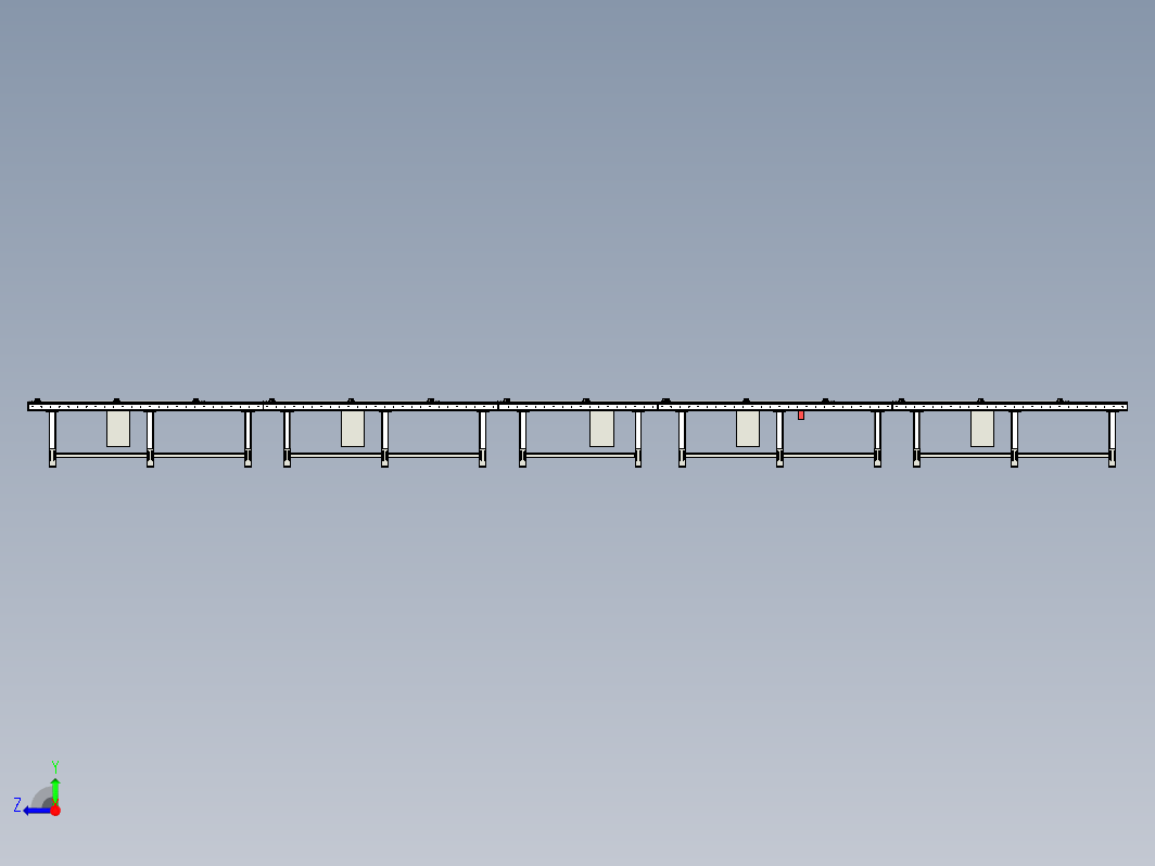 长距离滚筒输送线设计