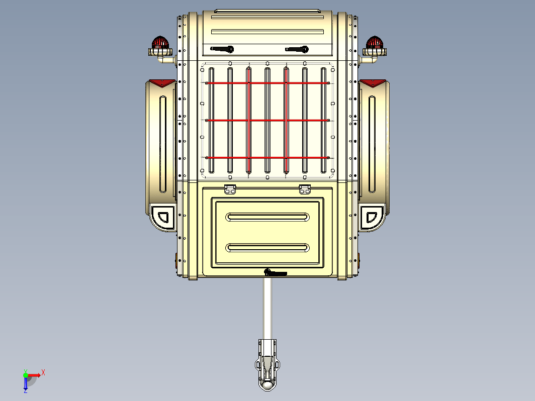 car trailer CT3汽车拖车