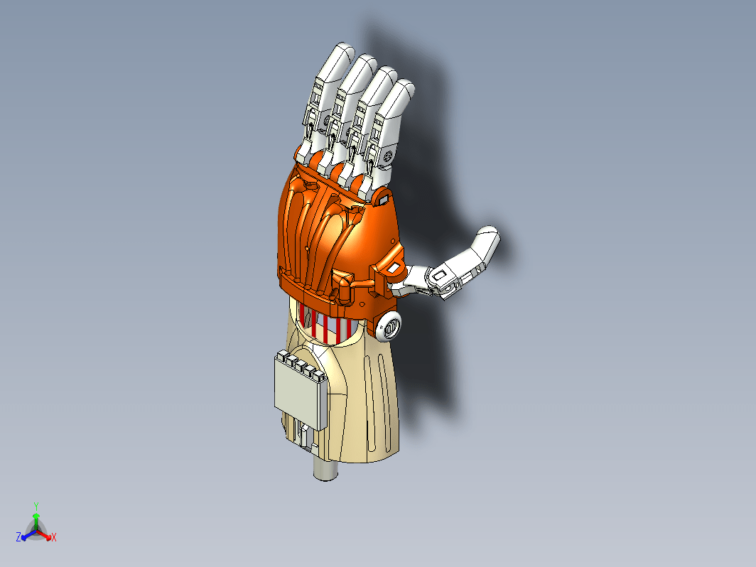 上肢假肢机械手掌