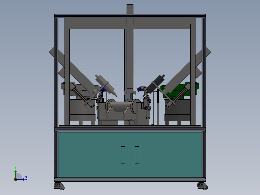 阀体打标工作站