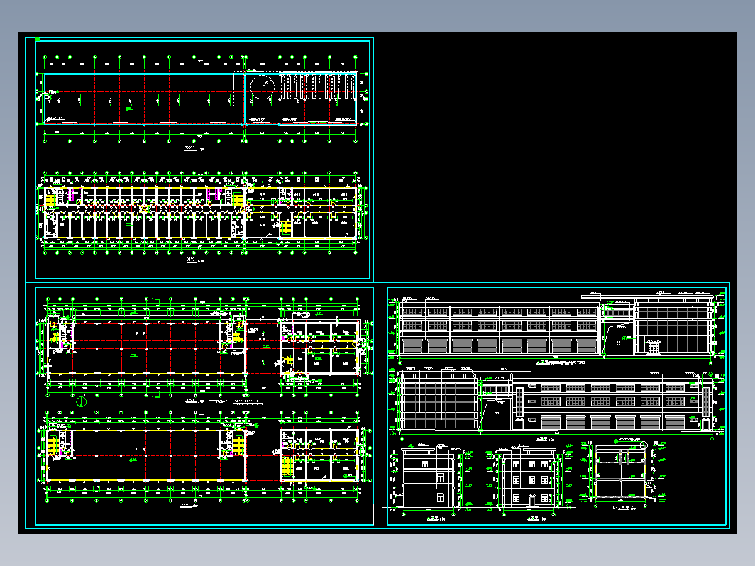 多层厂房建施图