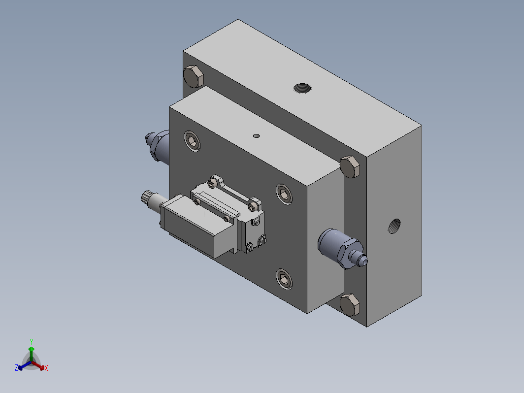 电液伺服阀静动态性能测试试验台设计+CAD+说明书