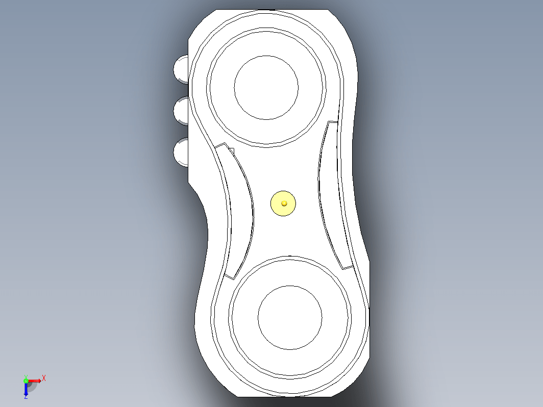 双筒型高楼大厦模型