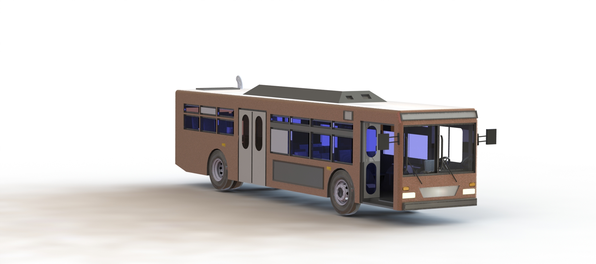 Ottawa公共汽车公交车模型