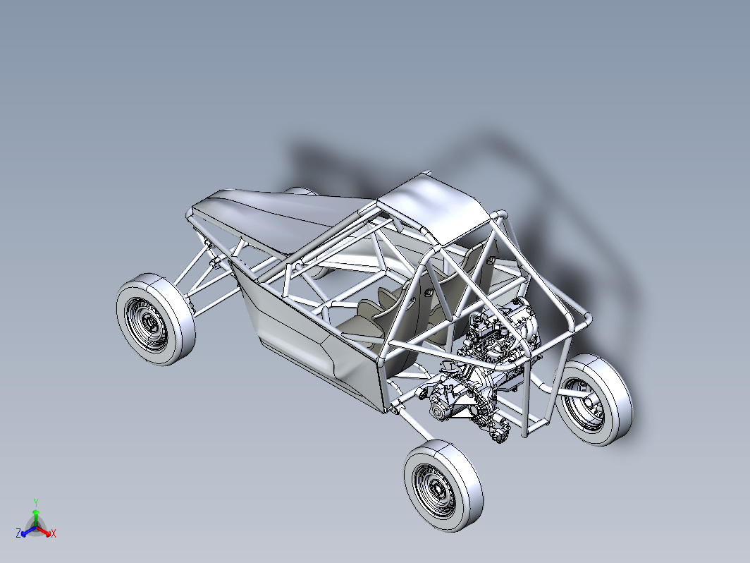 Buggy frame越野钢管车结构