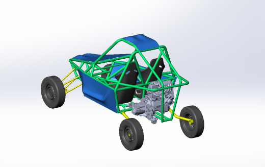 Buggy frame越野钢管车结构缩略图