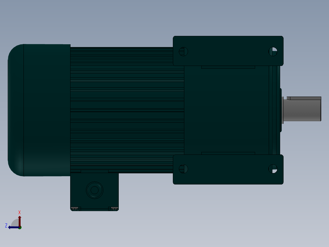 CH-32-1500-3～30卧式三相铝壳(刹车)马达减速机[CH-32-1500-20-G2]