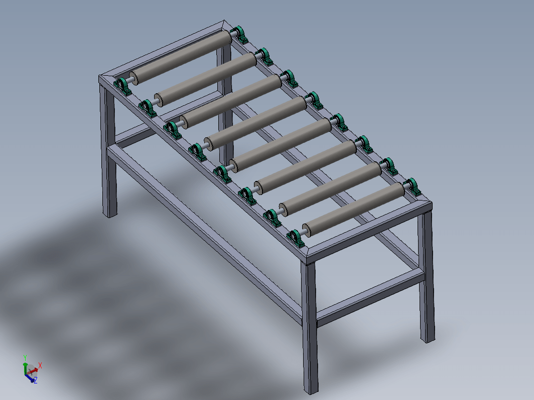 辊道输送机结构 Conveyor Roller Belt
