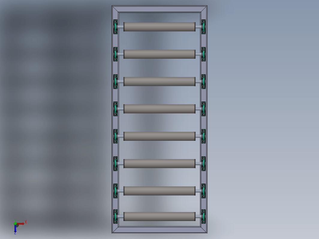 辊道输送机结构 Conveyor Roller Belt