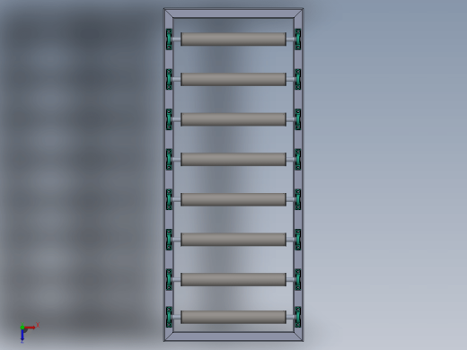 辊道输送机结构 Conveyor Roller Belt缩略图