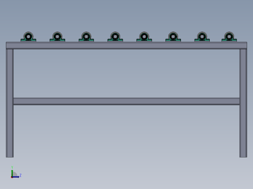 辊道输送机结构 Conveyor Roller Belt缩略图
