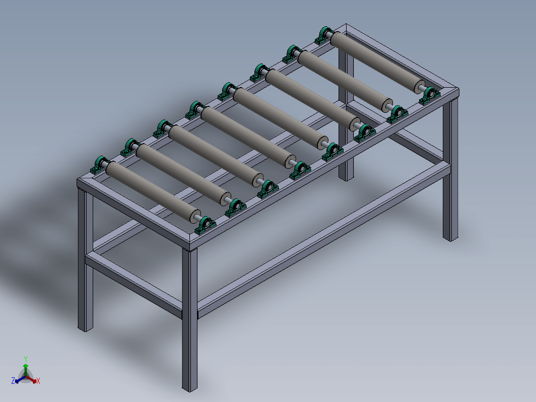 辊道输送机结构 Conveyor Roller Belt