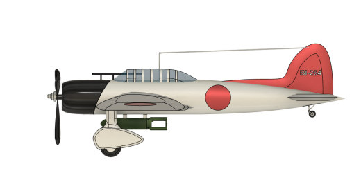 俯冲轰炸机 Aichi D3A Val