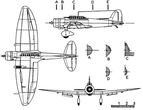 俯冲轰炸机 Aichi D3A Val