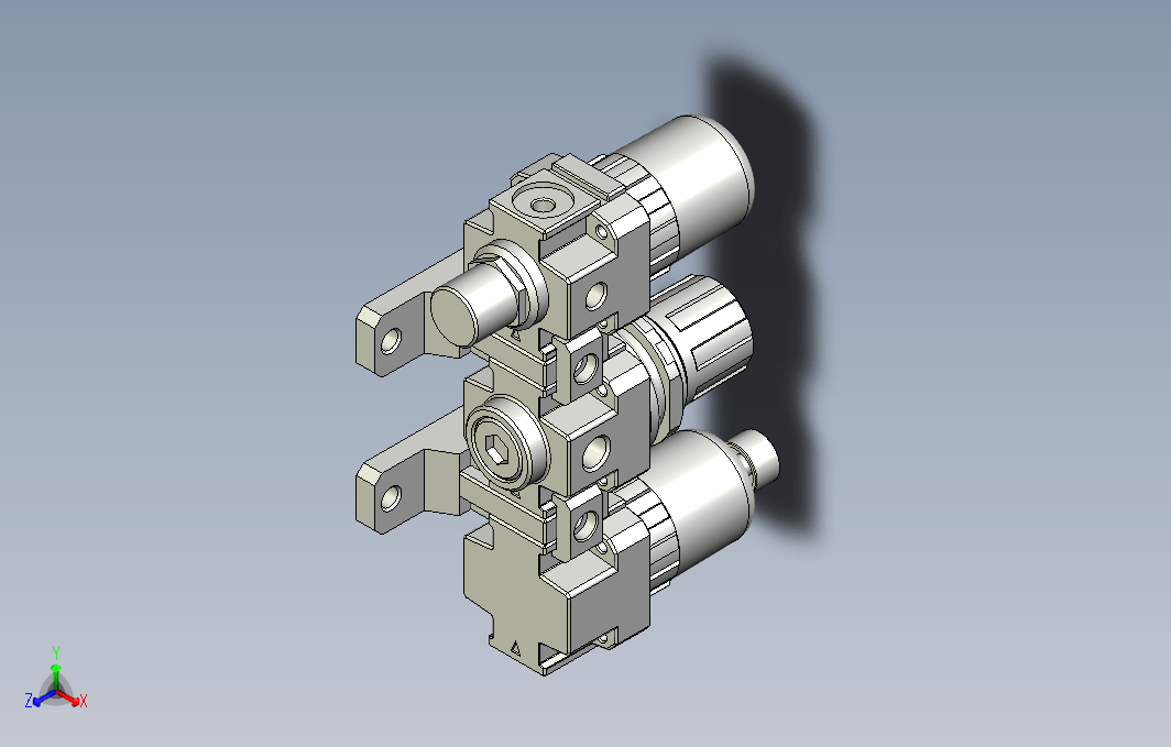 气源处理元件三点式组合3D-NC-100-01系列