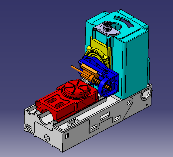 6-axis 6轴CNC机床核心结构