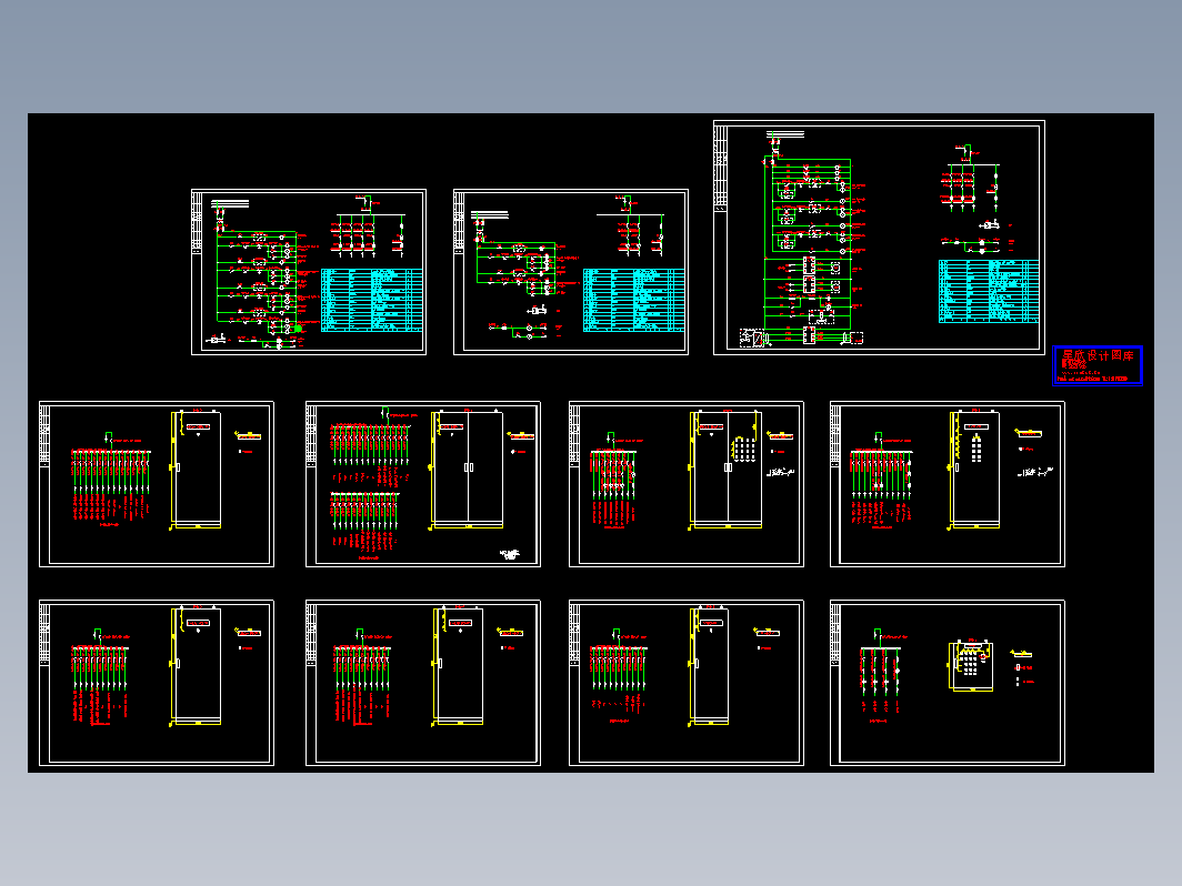 配电盘系统图控制电路图