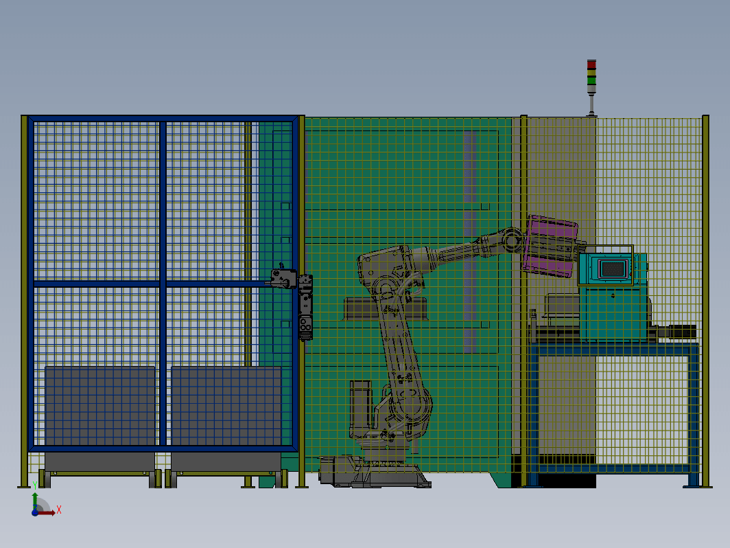 试漏打标工作站