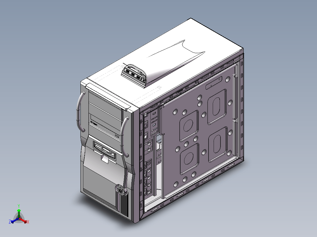 K0184-电脑主机机箱