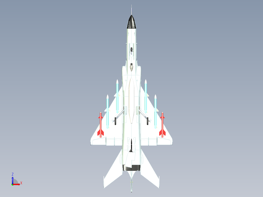 Shenyang J-8 II 歼-8Ⅱ歼击机外观玩具