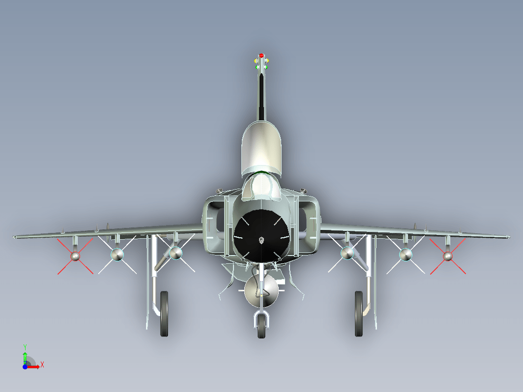 Shenyang J-8 II 歼-8Ⅱ歼击机外观玩具