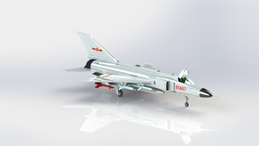 Shenyang J-8 II 歼-8Ⅱ歼击机外观玩具缩略图