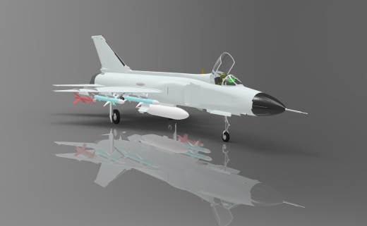 Shenyang J-8 II 歼-8Ⅱ歼击机外观玩具缩略图