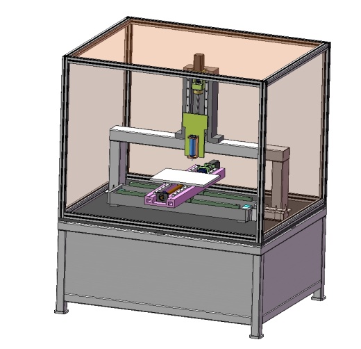 三轴联动点胶 机三维三维SW2016带参+CAD+说明书